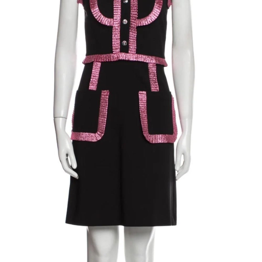 Gucci Black and Pink Dress